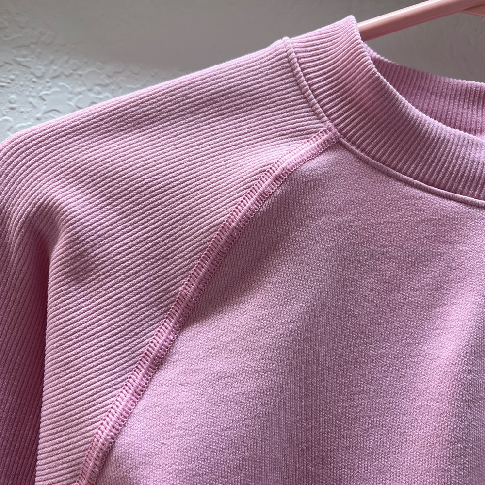 Halfdays pink sweatshirt fits like XS / S - Picture 2 of 9